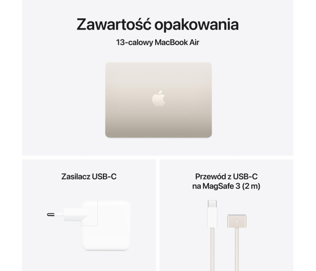Apple MacBook Air M4/24GB/1TB/Mac OS Księżycowa Poświata 10R GPU - 1324218 - zdjęcie 12